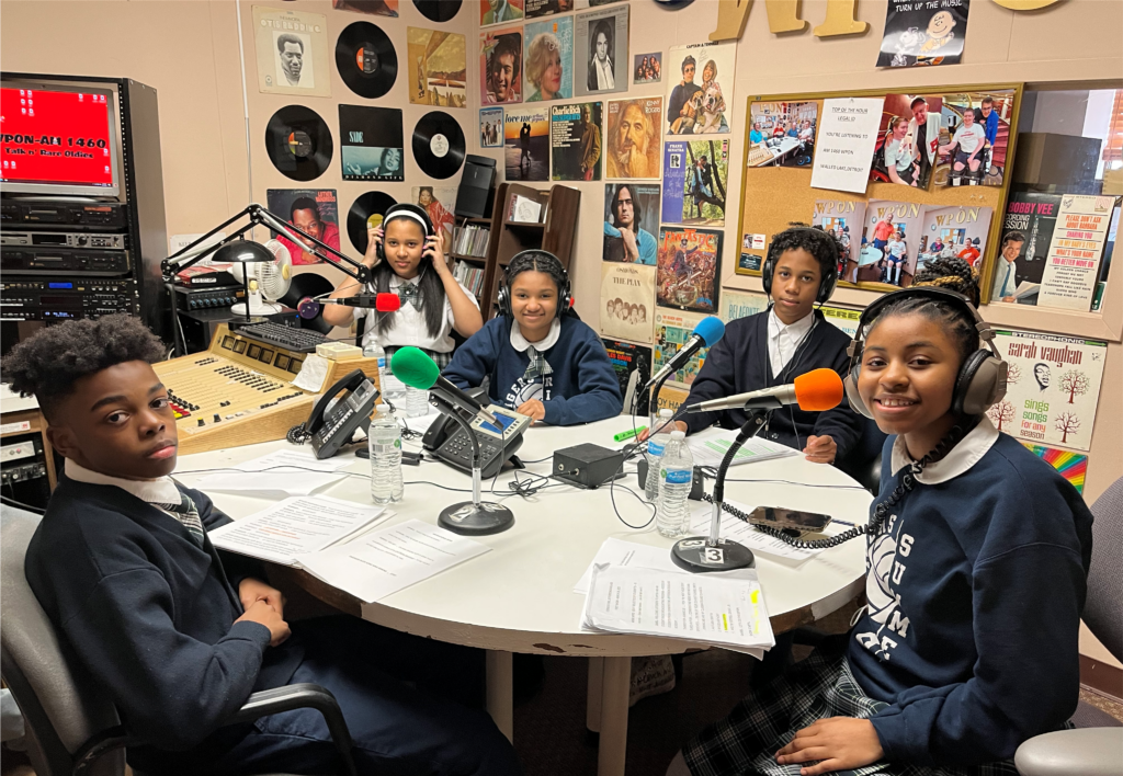Cornerstone Students Take to the Airwaves Cornerstone Schools